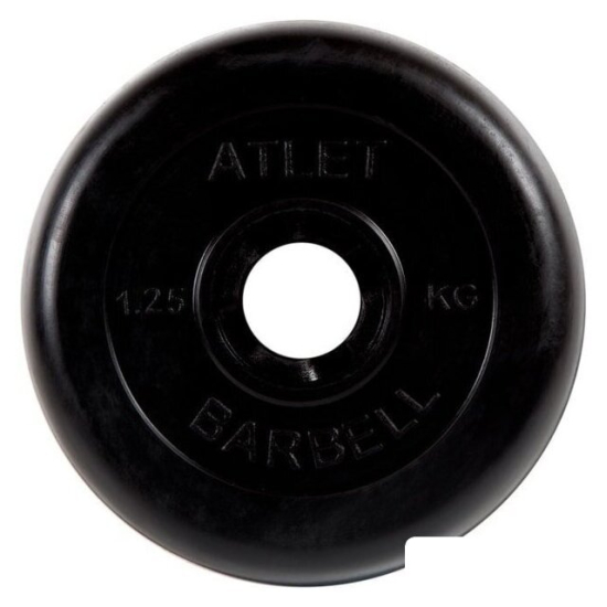 Диск MB Barbell Атлет 31 мм (1x1.25 кг)