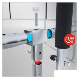 Батут Atlas Sport 312 см - 10ft Pro (4 ноги, внешняя сетка, синий) 9697318