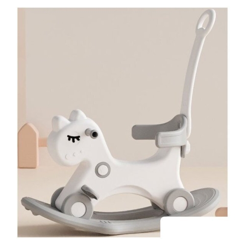 Каталка UNIX kids Kids Grey (с ручкой)