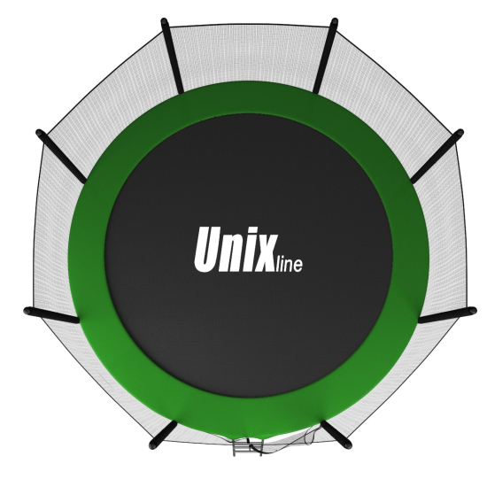 Батут UNIX Line Классик / Classic 14 ft (427 см) с внутренней защитной сеткой