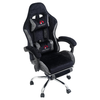 Вибромассажное кресло Calviano Amarone Black-Grey plush