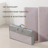 Игровой коврик складной UNIX Kids Simple / Простой 120x150 серый