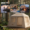 Надувная палатка UNIX Camp Vega 3х2 бежевый (+ навес)