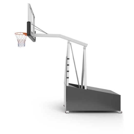 Баскетбольная стойка UNIX Line B-Stand-TG PRO 72"x42" (180 х 105 см) R45 H120-305 см
