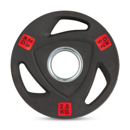 Диск 51 мм. NEO обрезиненный с 3-мя хватами 2,5 кг, VictoryFit VF-ST51025