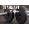 Диск 26 мм. пластиковый 2,5 кг VictoryFit VF-SPL26025