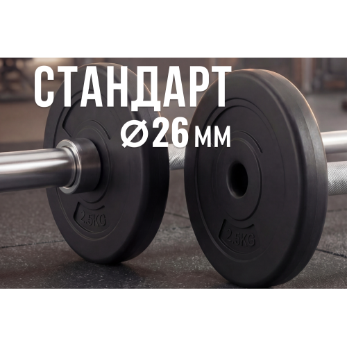 Диск 26 мм. пластиковый 2,5 кг VictoryFit VF-SPL26025