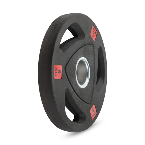 Диск 51 мм. NEO обрезиненный с 3-мя хватами 5 кг, VictoryFit VF-ST51050