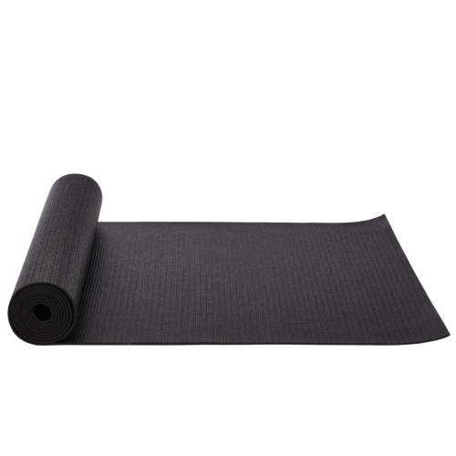 Коврик для фитнеса и йоги YM01-PVCYO-Black 173 х 61 х 0,3 см