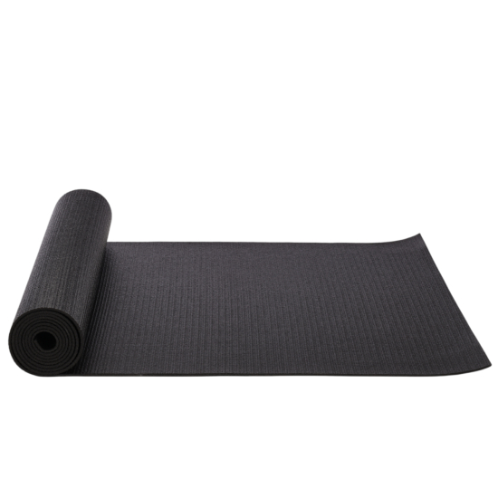 Коврик для фитнеса и йоги YM01-PVCYO-Black 173 х 61 х 0,3 см