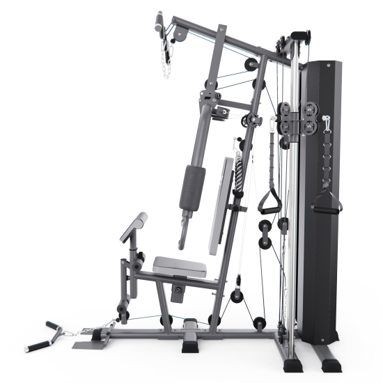Многофункциональный силовой тренажер DFC Home Gym D70204 / стек 80 кг