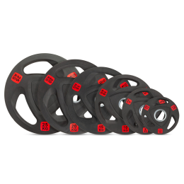 Диск 51 мм. NEO обрезиненный с 3-мя хватами 1,25 кг, VictoryFit VF-ST510125