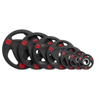 Диск 51 мм. NEO обрезиненный с 3-мя хватами  5 кг (2 штуки)   VictoryFit VF-ST51050-2