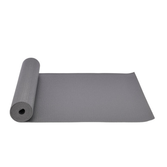 Коврик для фитнеса и йоги YM01-PVCYO-Grey 173 х 61 х 0,3 см