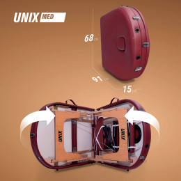 Массажный стол UNIX Comfort 3 Section Burgundy
