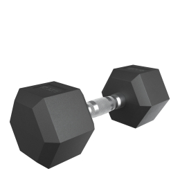 Гантель гексагональная UNIX Fit обрезиненная 12,5 кг, 2 шт.