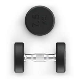 Гантель UNIX Fit PRO круглая обрезиненная 7,5 кг, 2 шт.
