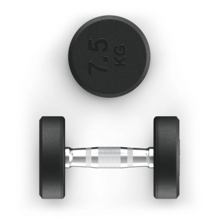 Гантель UNIX Fit PRO круглая обрезиненная 7,5 кг, 2 шт.