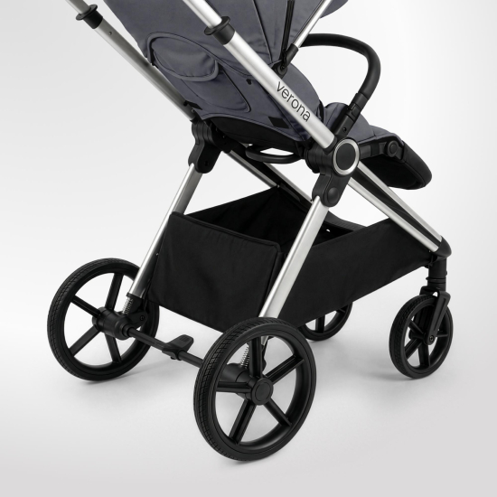 Коляска прогулочная UNIX Kids Verona / Верона тёмно-серый