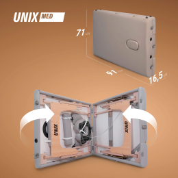 Массажный стол UNIX Serenity 3 Section Grey