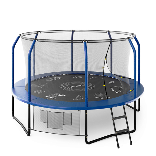 Батут UNIX Line SUPREME GAME 12 ft (blue)