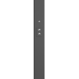 Баскетбольная стойка стационарная UNIX Line B-Stand-PC 72"x42" (180 х 105 см) R45 H230-305 см
