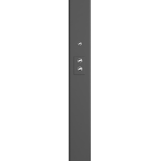 Баскетбольная стойка стационарная UNIX Line B-Stand-PC 72"x42" (180 х 105 см) R45 H230-305 см