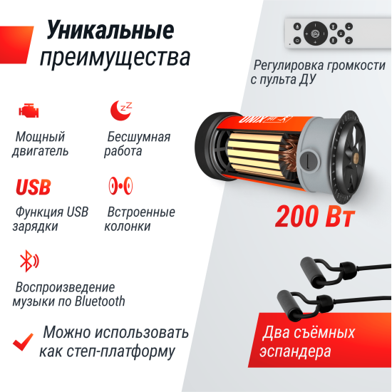 Виброплатформа UNIX Fit Edge 2D Grey
