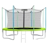 Батут Atlas Sport 435 см - 14ft (с лестницей, внутренняя сетка, зеленый)