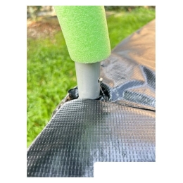 Батут Calviano Inside Master Green 374 см - 12ft (внутренняя сетка, с лестницей) 9636488