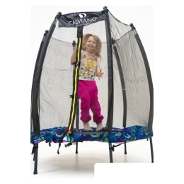 Батут Calviano Master Smile Elastic Band 140 см - 4.5ft (на резинках) 9636475