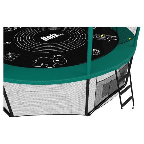 Батут Unix Line Supreme Game 12ft (зеленый)