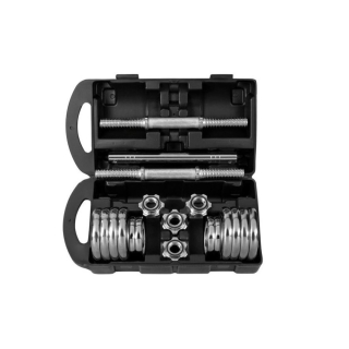 Набор гантелей с соединительным грифом  Alpin DB-15кг 8180186