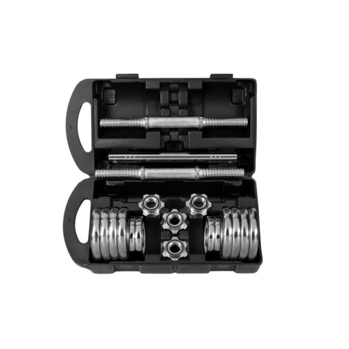 Набор гантелей с соединительным грифом  Alpin DB-15кг