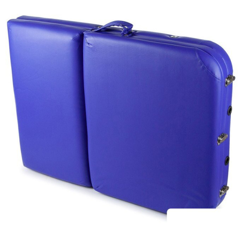 Массажный стол Atlas Sport 70 см складной 3-с деревянный (синий)