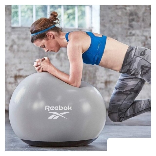 Гимнастический мяч Reebok Gymball RAB-40017BK 75 см (серый/черный)