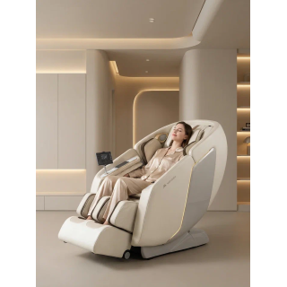 Массажное кресло Meridien Валенсия (Цвет: бежевый + белый)