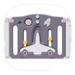 Игровой манеж UNIX kids SUPREME Space 160x160 Rose с качелями 9782442