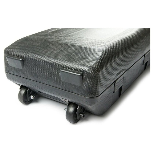 Набор гантелей с грифом для штанги AMETIST хромированные в чемодане 50 кг