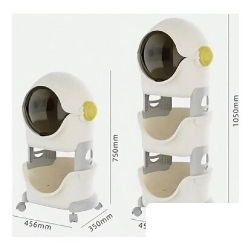 Комод UNIX kids Cosmo Grey PTSSPACE3GRY (3 levels)