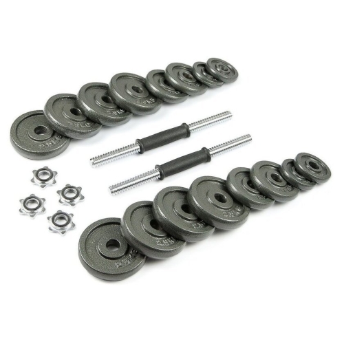 Набор гантелей Atlas Sport металлические в чемодане 30 кг (2x15 кг)