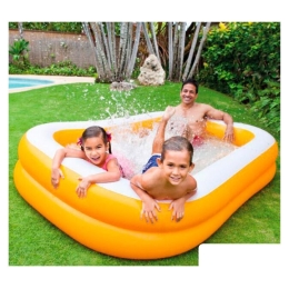 Надувной бассейн Intex 57181 (оранжевый, 229х147х46) 495830