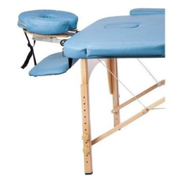 Массажный стол Atlas Sport 70 см складной 3-с деревянный (светло-голубой) 9965142
