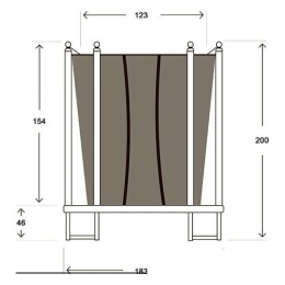 Батут Hasttings Classic (182 см, зеленый) 2187462