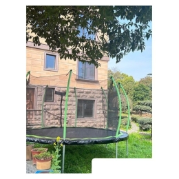 Батут Calviano Inside Master Green 374 см - 12ft (внутренняя сетка, с лестницей) 9636488