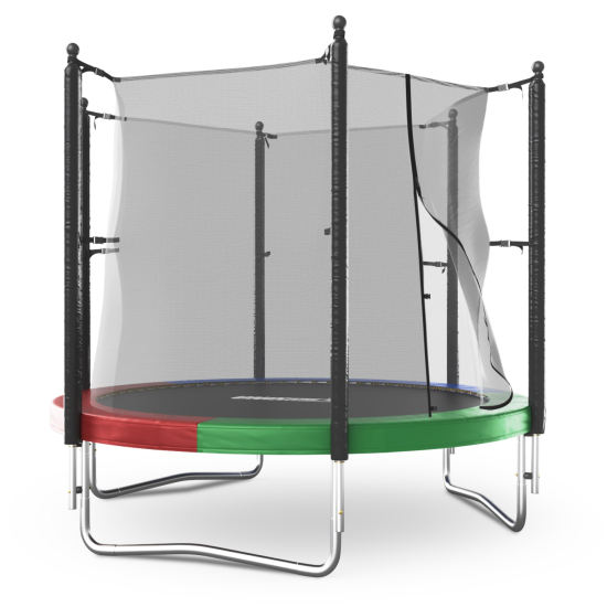 Батут UNIX Line Simple 8 ft (244 см) с внутренней защитной сеткой, цветной