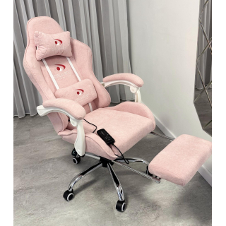 Вибромассажное кресло Calviano Amarone pink plush