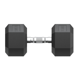 Гантель гексагональная UNIX Fit обрезиненная 17,5 кг, 2 шт.