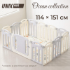 Манеж UNIX Kids Ocean / Океан (114 x 151 см) серый