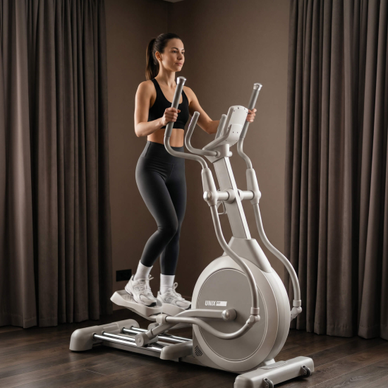 Эллиптический тренажер UNIX Fit MV-850 (Manual Incline) Mirror